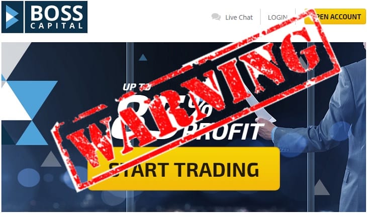 Boss Capital binary options warning