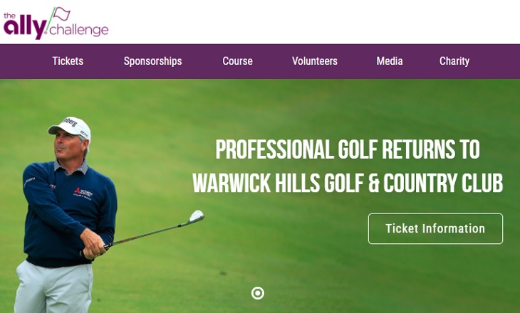 Ally Challenge champions tour golf warwick hills