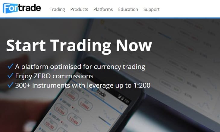 Fortrade website