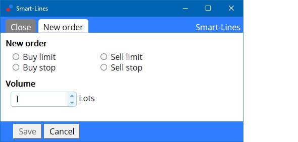 MT5 smart order lines