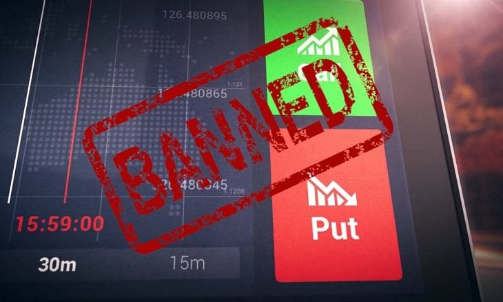 Binary options banned in europe