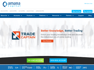 Amana Capital website