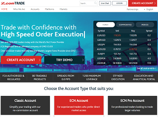Z.com Trade website 320x240