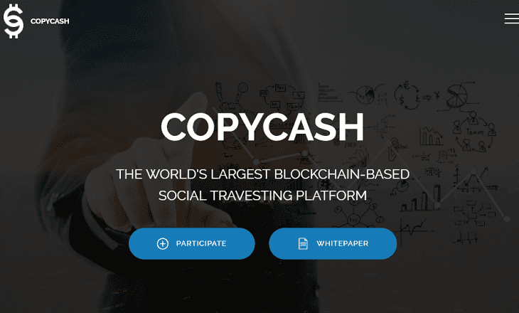 CopyCash ICO social fx trading