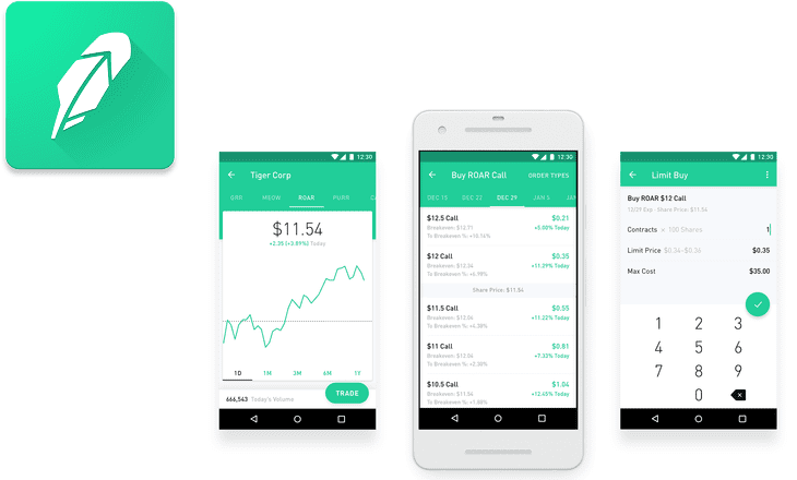 Robinhood commission free options trading