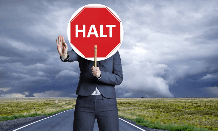 halt ICO registration