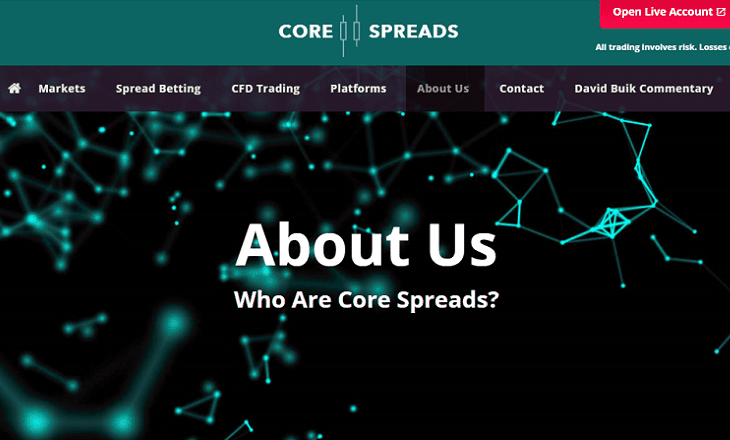 Core Spreads website