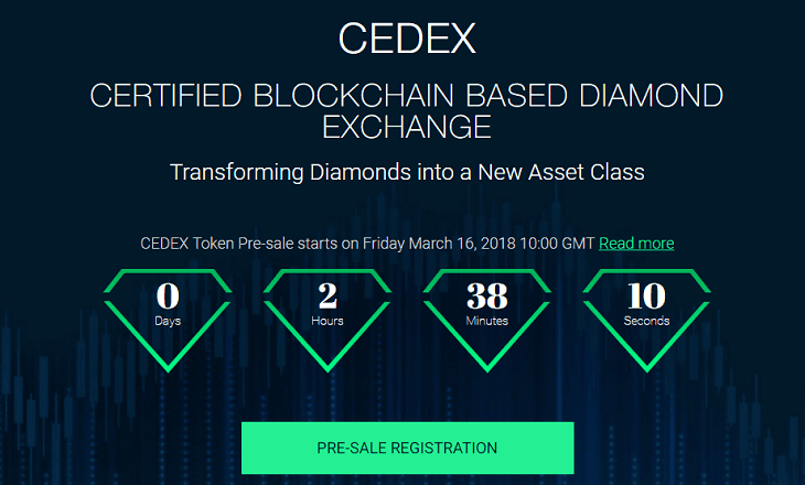 cedex ico token pre sale