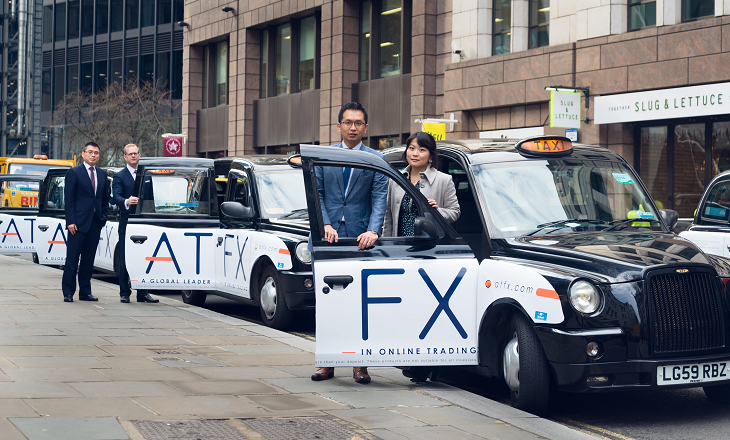 atfx london taxi ads