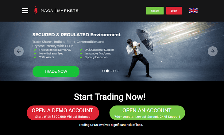 naga markets website