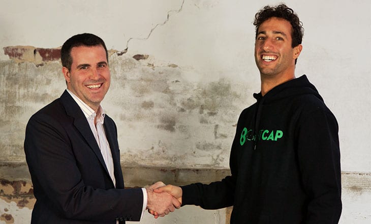 Australia Forex and CFD broker EightCap sponsors F1 driver Daniel Ricciardo