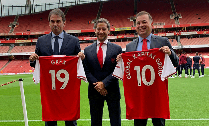 Forex Sports Sponsorship: Global Kapital Group becomes Arsenal's official Forex partner