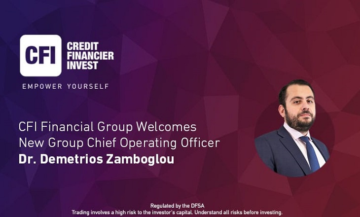 CFI Dubai appoints industry veteran Demetrios Zamboglou as Group COO