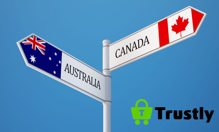 Trustly expands its presence in Australia and Canada