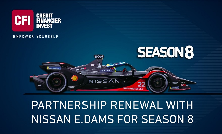 CFI extends partnership with Nissan e.dams for Formula E season eight