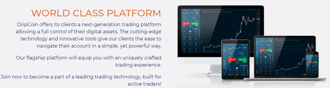 Dripcoin trading platform