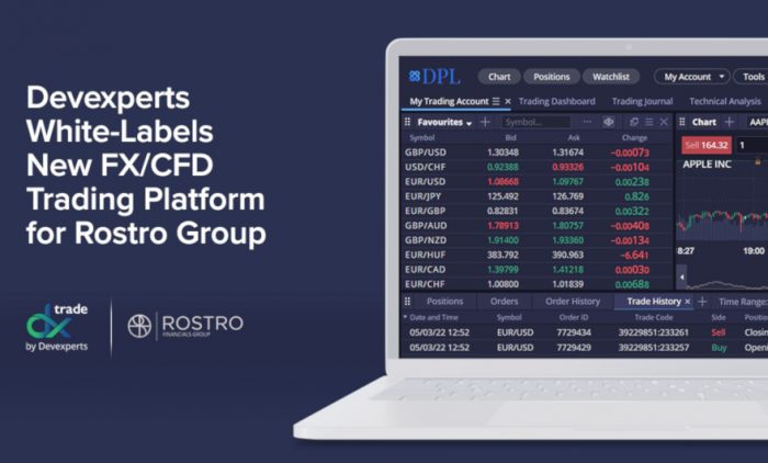 Rostro Group receives new FX/CFD trading platform from Devexperts