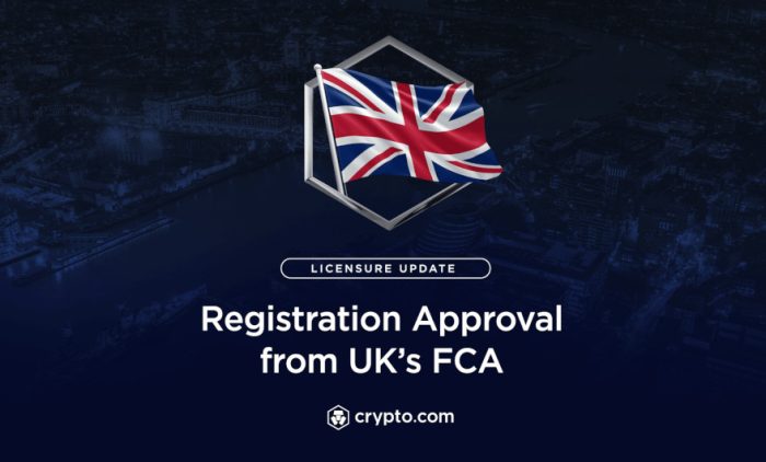 UK FCA grants regulatory approval to Crypto.com