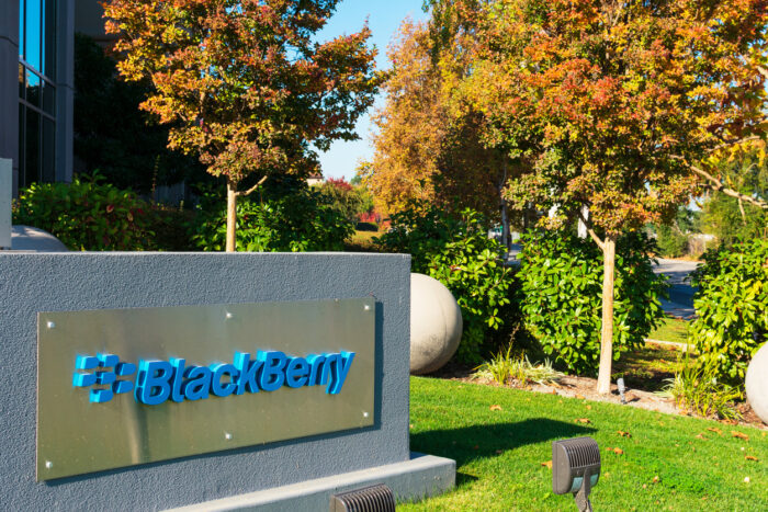 Blackberry sign